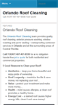 Mobile Screenshot of orlandoroofcleaning.net